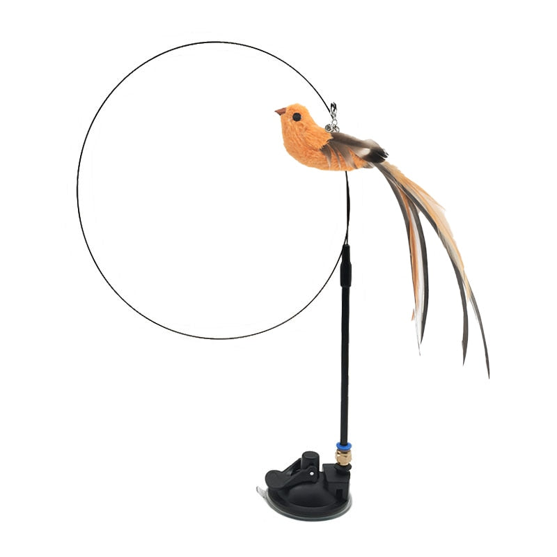 Interactive Cat Feather Toy